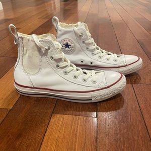 Converse - White Leather